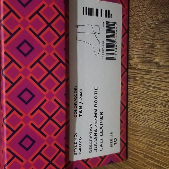 New Tory Burch Juliana 2 Leather Bootie Size 10 - Picture 6 of 12